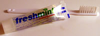 Toothbrush with Toothpaste-One Time Use