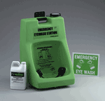 Eyesaline&reg; Porta Stream I, eye wash station / eye wash sign (#100) - 1 station 