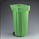 Eyesaline&reg; waste fluid disposal cart - use w/(item #M-740) & (#M-738) - 1 each 