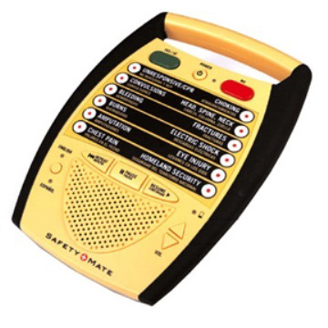 SafetyMate&reg; Emergency CPR & First Aid Information Device and Trainer