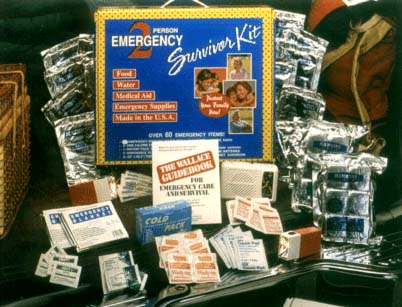 Two Person Emergency Survival Kit (2 people/3 day kit) 